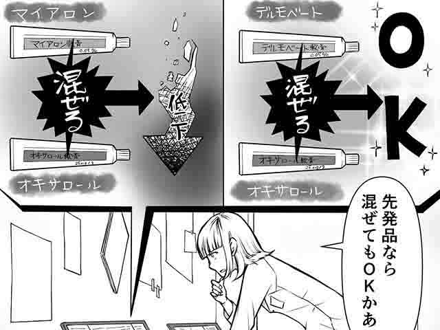 「マイアロン軟膏の配合変化」ヒヤリ・ハット事例の画像