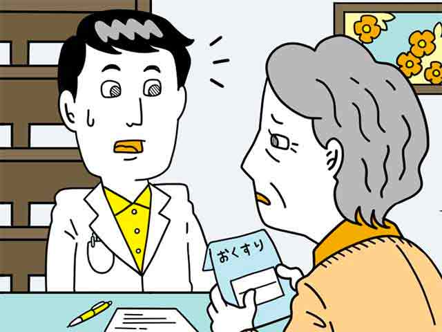 薬が効かないという患者さんの画像