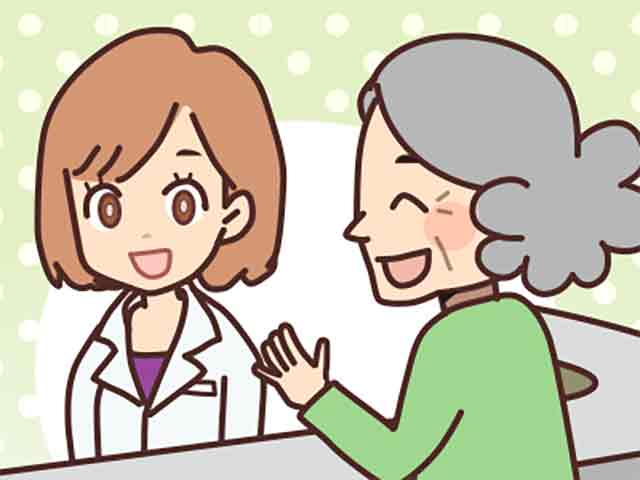 話が長い患者さんの画像