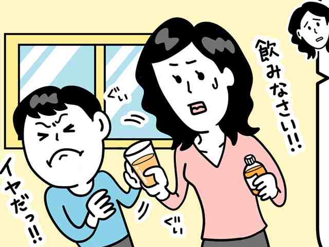 薬を吐き出してしまう子どもへの対処法は?の画像